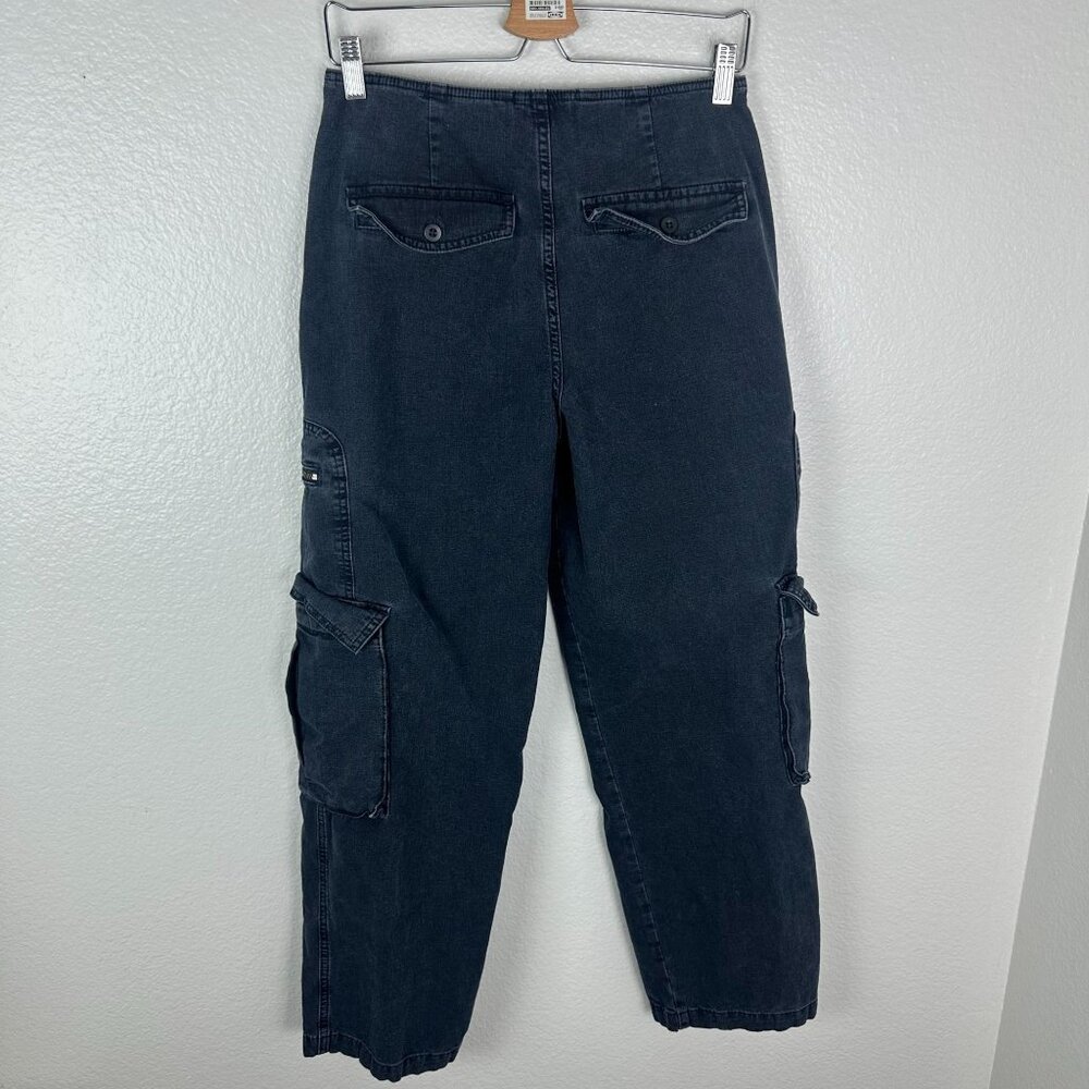 Madewell Low Slung Baggy Cargo Jeans 27 Winsom Wash Y2K Cool Grunge Alt Emo - Picture 8 of 13